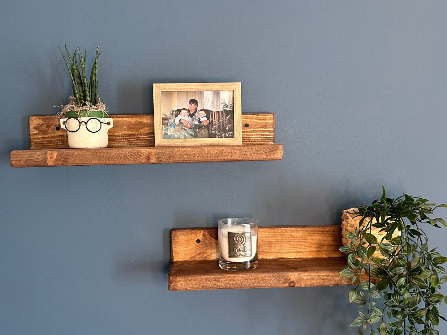 Wooden Floating Ledge Shelf