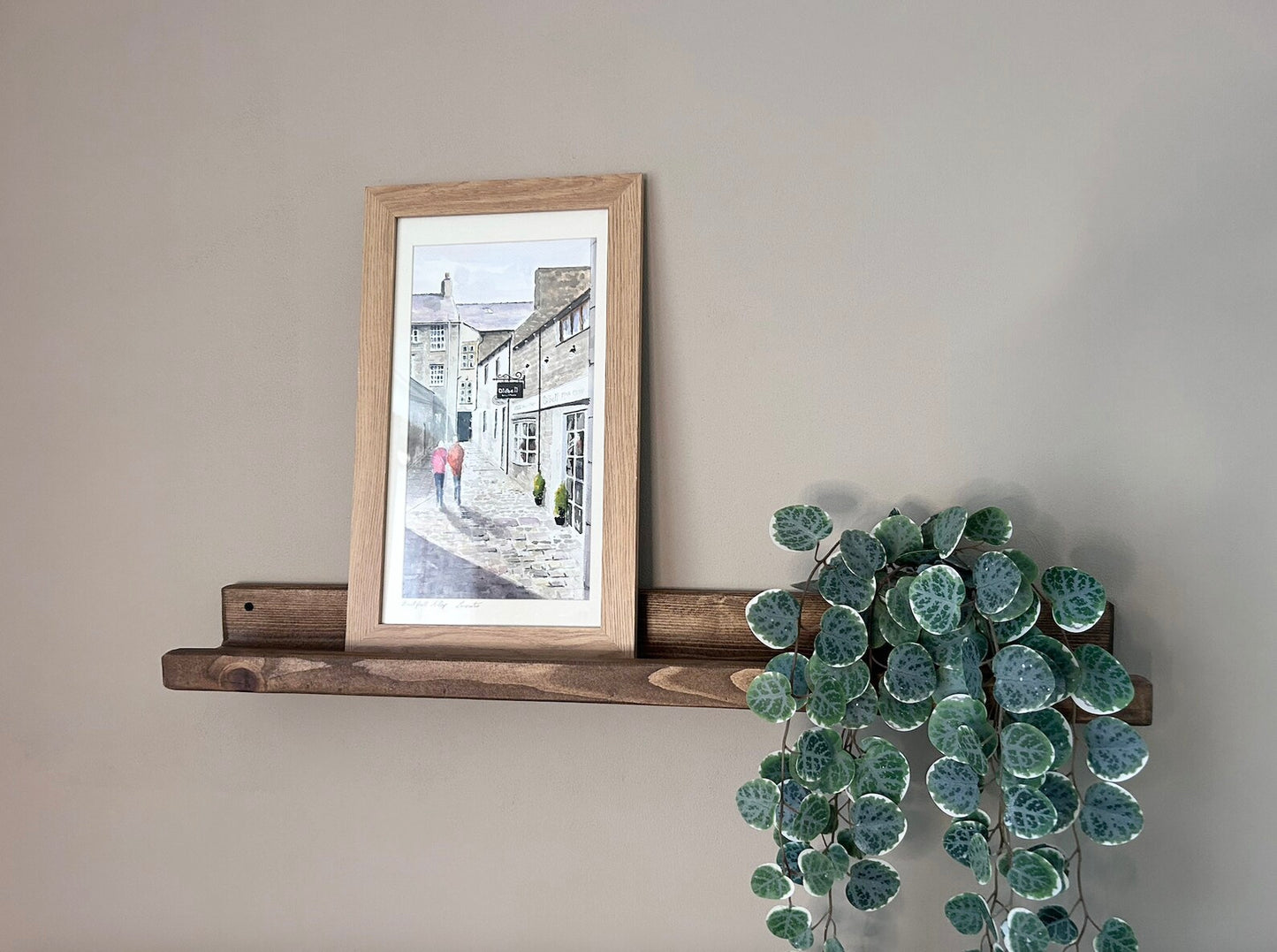 Wooden Floating Picture Ledge Shelf
