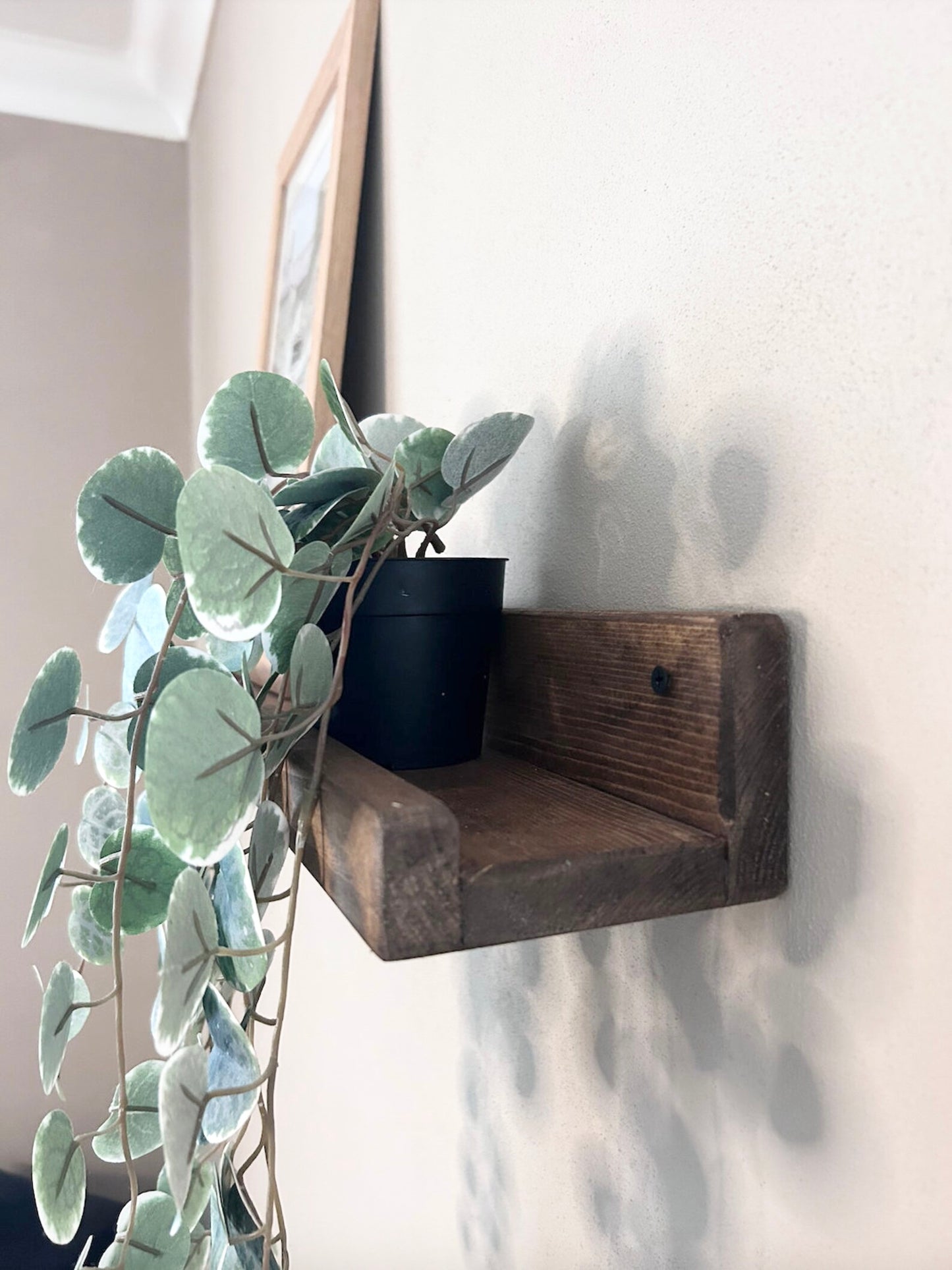 Wooden Floating Picture Ledge Shelf
