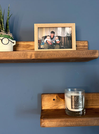 Wooden Floating Ledge Shelf