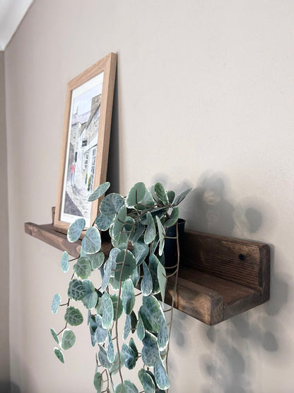 Wooden Floating Picture Ledge Shelf